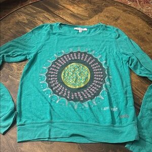Peace Love World Graphic LS Tee